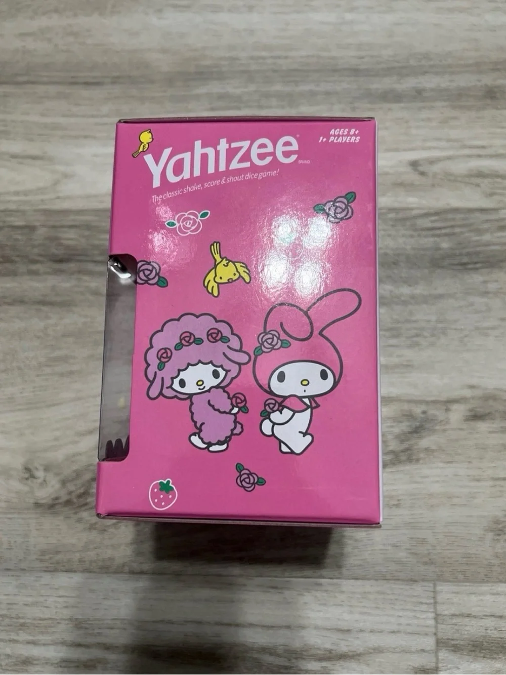 My Melody Pink Collectible Yahtzee dice game